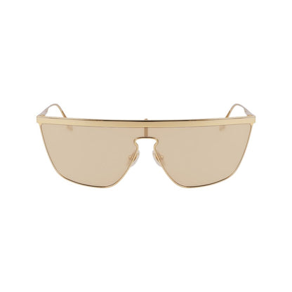Lunettes de soleil Victoria Beckham en métal doré