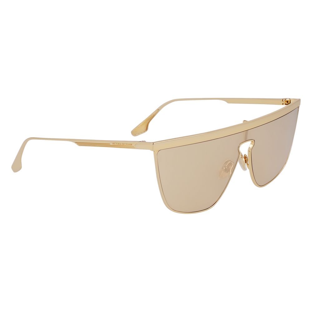 Occhiali da sole Victoria Beckham in metallo dorato