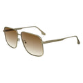 Occhiali da sole Victoria Beckham in metallo dorato