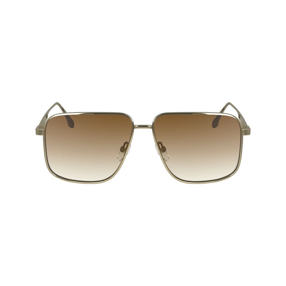 Occhiali da sole Victoria Beckham in metallo dorato