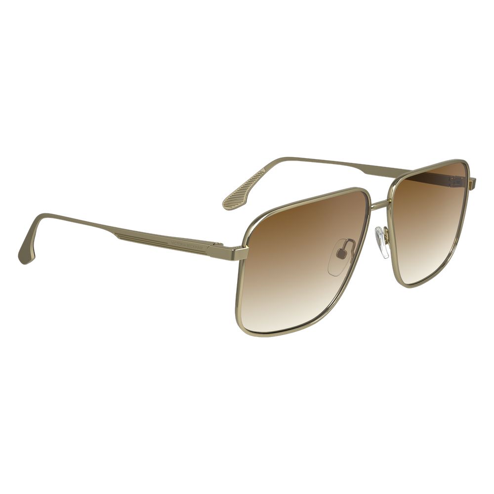 Occhiali da sole Victoria Beckham in metallo dorato