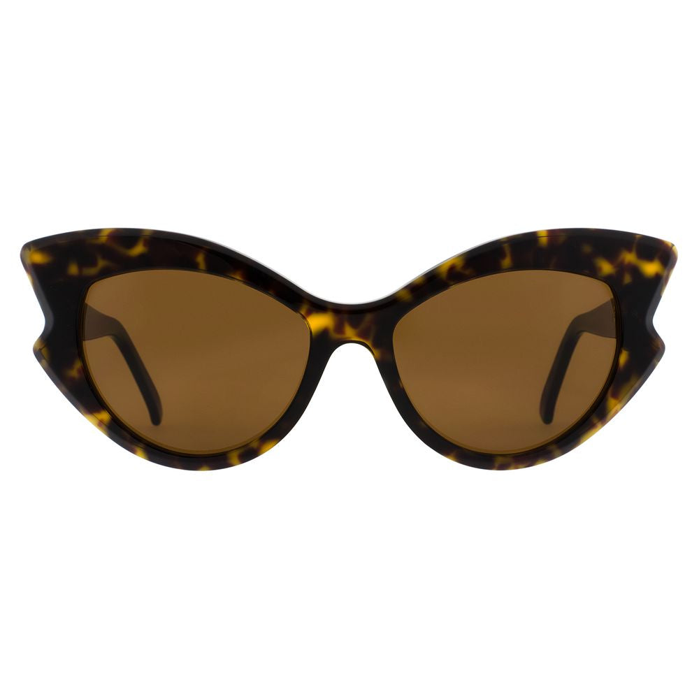 Occhiali da sole Andy Wolf in acetato marrone