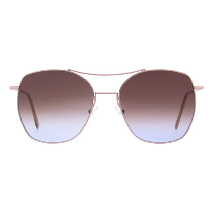 Lunettes de soleil métalliques Andy Wolf Rose Gold