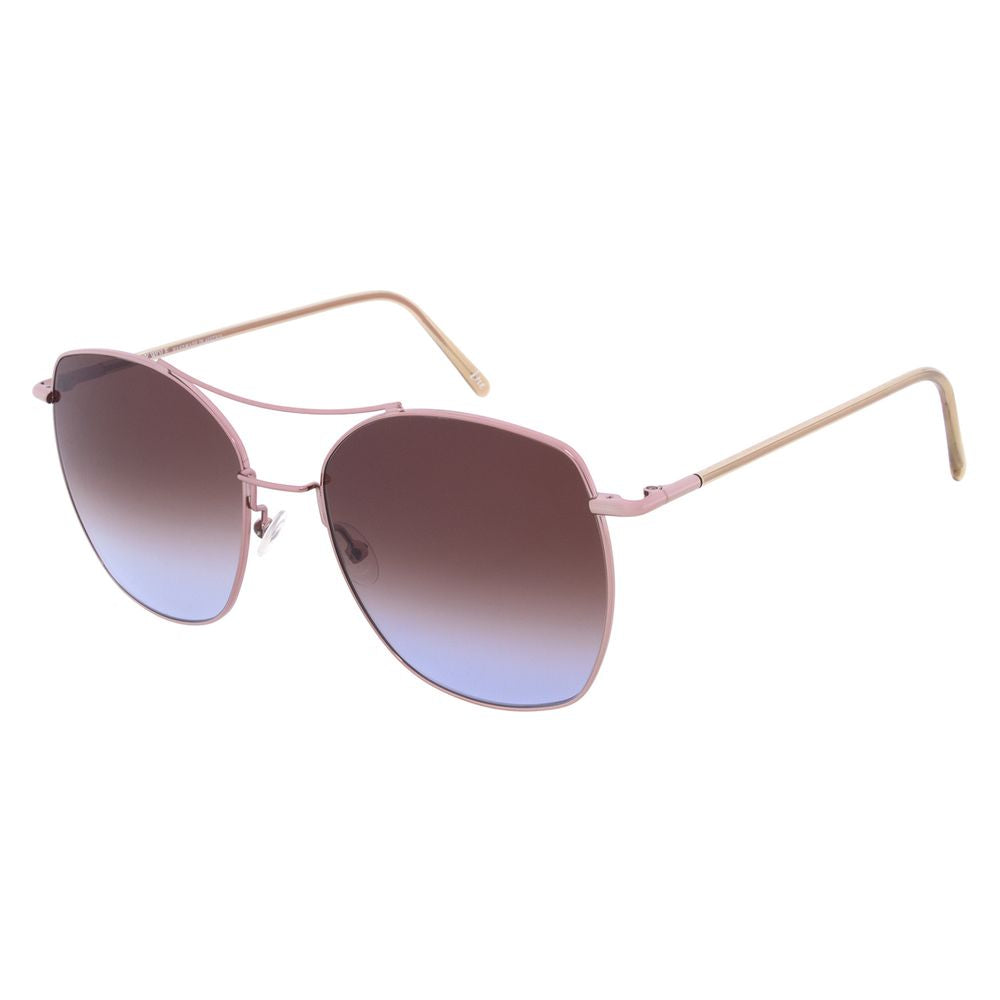 Occhiali da sole Andy Wolf Rose Gold in metallo