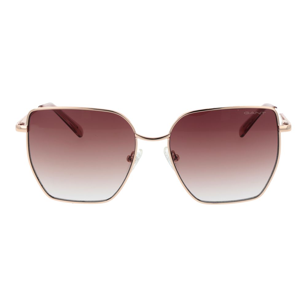 Occhiali da sole Gant in metallo color oro rosa