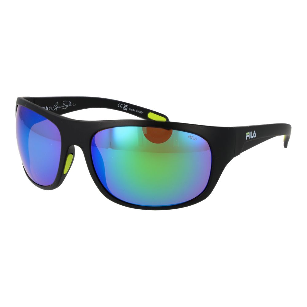 Lunettes de soleil Fila en plastique noir