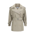 Trench-coat en coton beige Max Mara