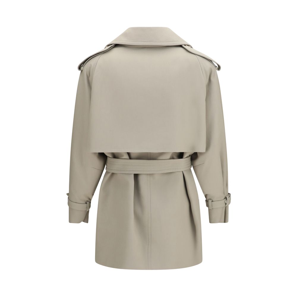 Trench Max Mara in cotone beige
