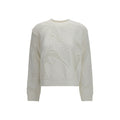 Max Mara Felpa di cotone bianca