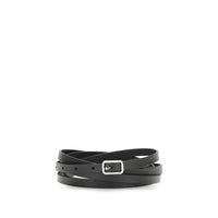Cintura Givenchy in pelle di vitello nera Bos Taurus