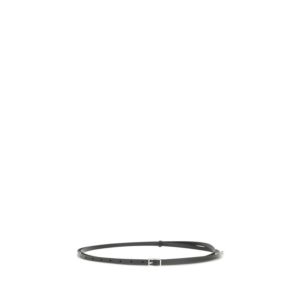 Cintura Givenchy in pelle di vitello nera Bos Taurus