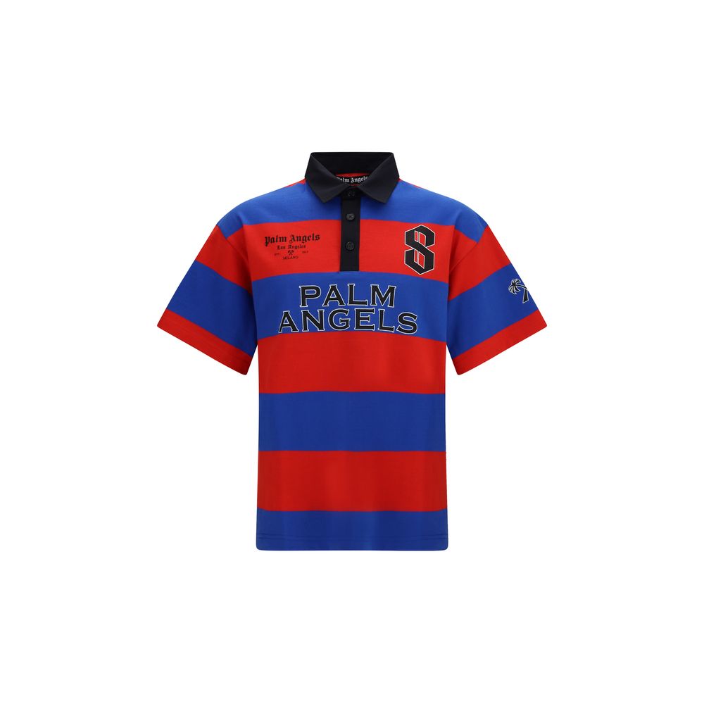 Polo in cotone multicolore Palm Angels