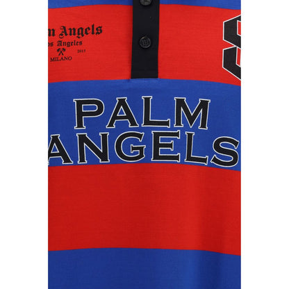 Polo in cotone multicolore Palm Angels