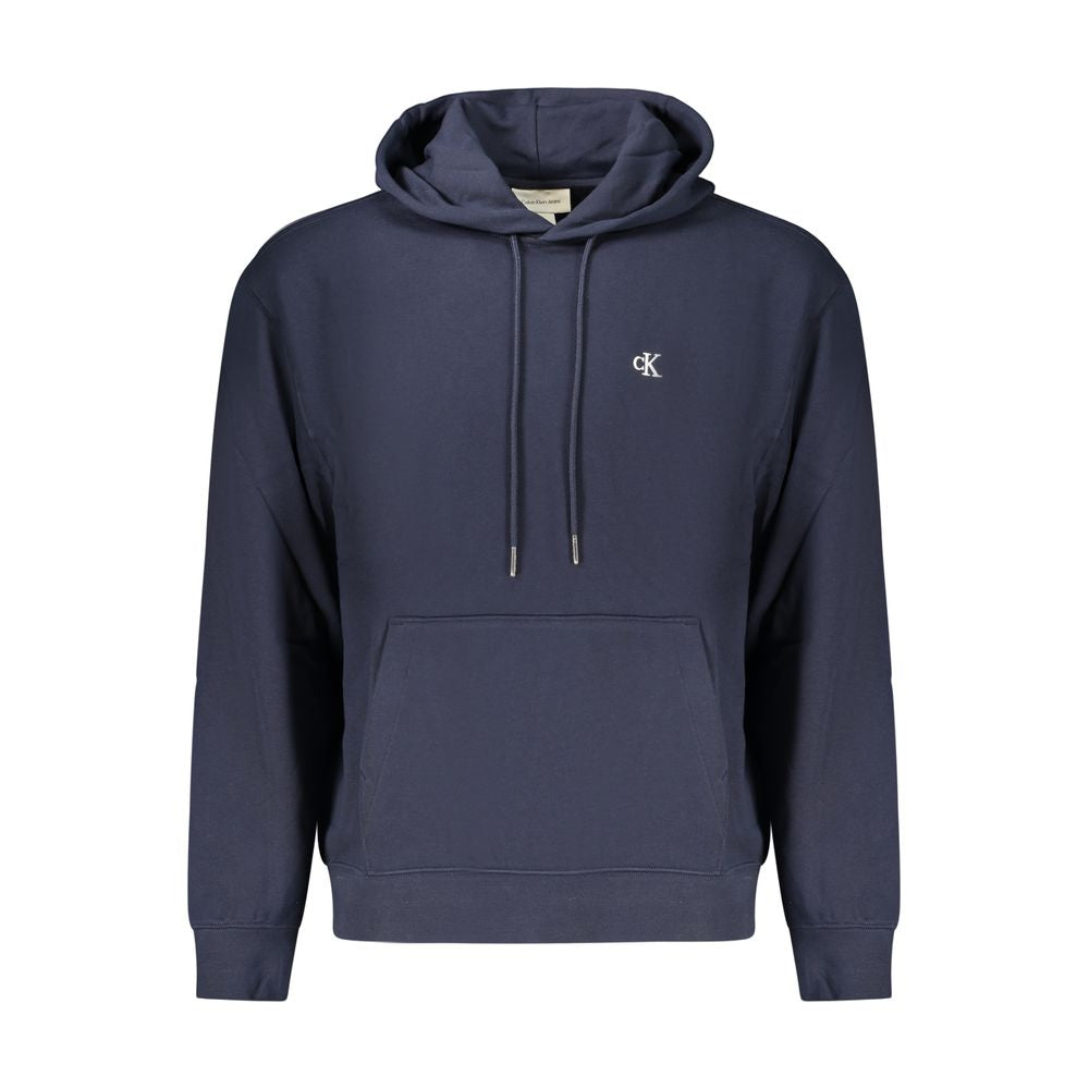 Felpa Calvin Klein da uomo in cotone blu