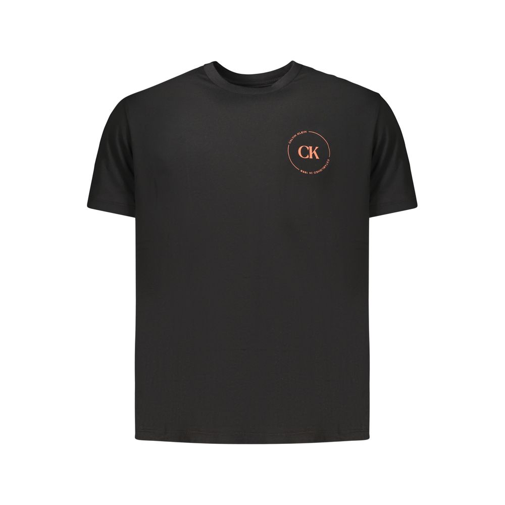 Calvin Klein T-shirt da uomo in cotone nera