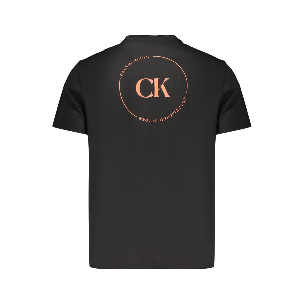 Calvin Klein T-shirt da uomo in cotone nera
