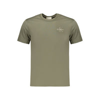 T-shirt vert en coton Calvin Klein pour homme