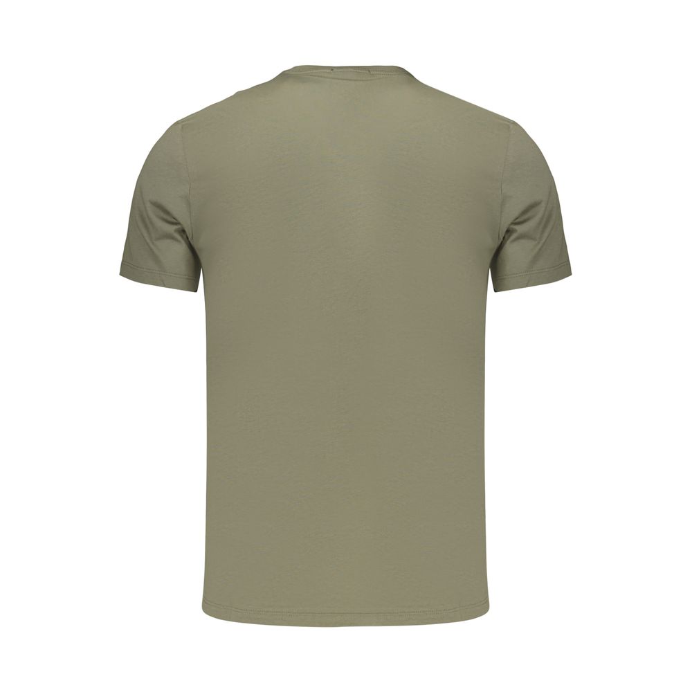T-shirt da uomo Calvin Klein in cotone verde