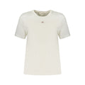 T-shirt da donna in cotone bianco Calvin Klein