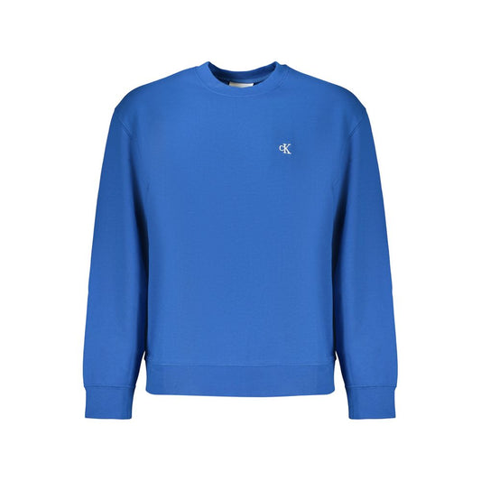 Felpa Calvin Klein da uomo in cotone blu