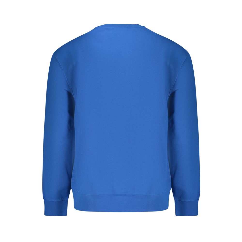 Felpa da uomo Calvin Klein in cotone blu