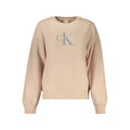Felpa da donna in cotone rosa Calvin Klein