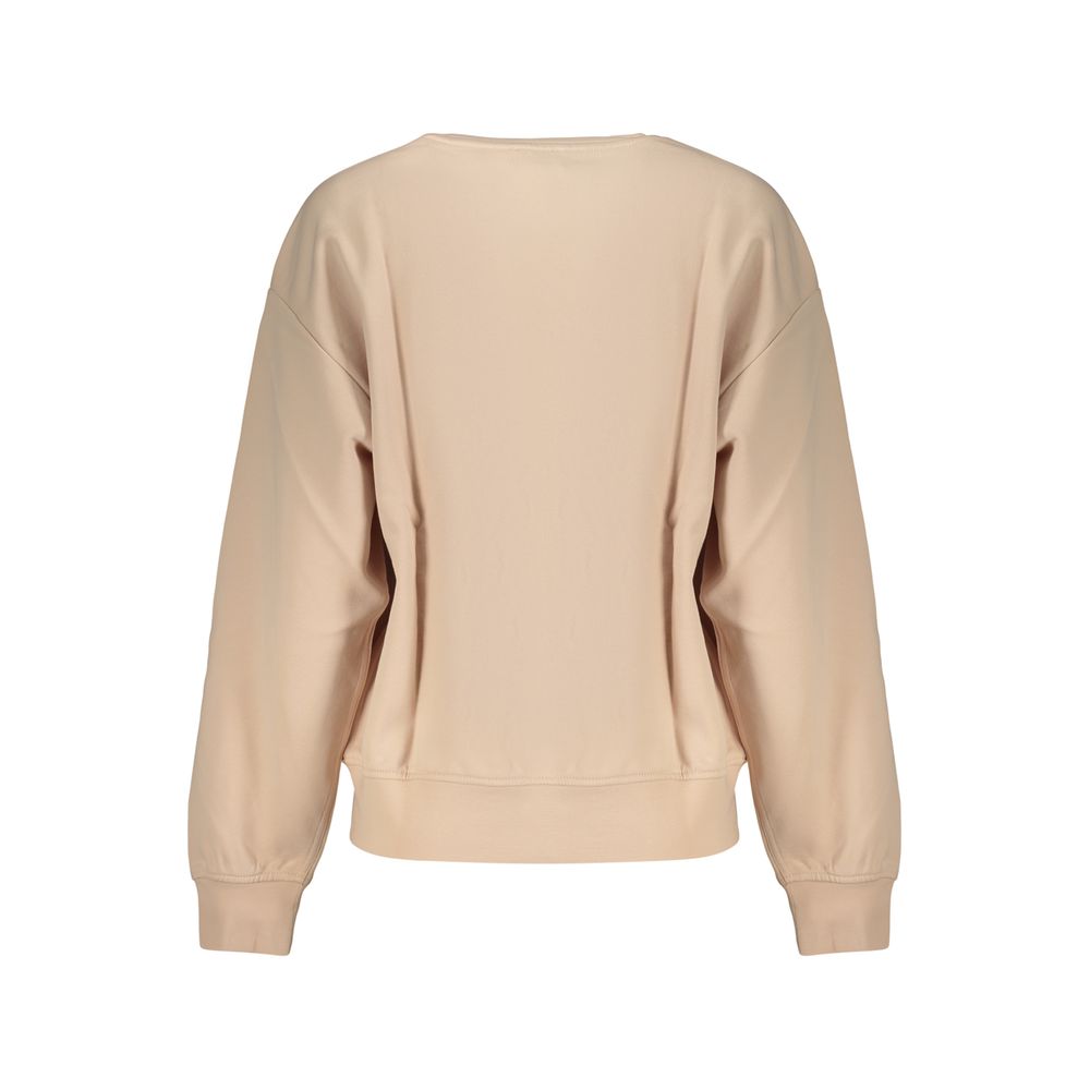Felpa da donna in cotone rosa Calvin Klein