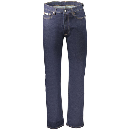Jeans da Uomo Calvin Klein in Cotone Blu Realizzati per Eleganza e Comfort