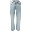 Jeans da donna in cotone Azzurro Calvin Klein