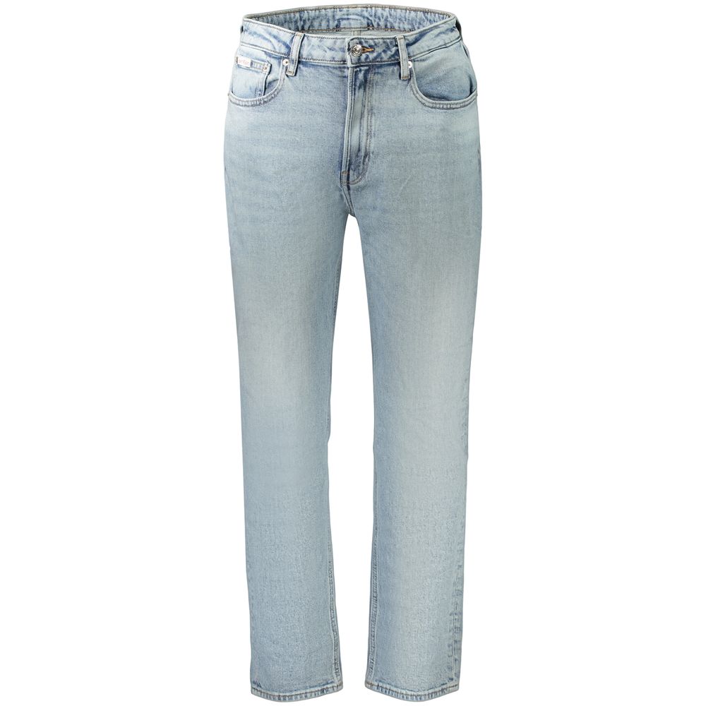 Jeans da donna in cotone Azzurro Calvin Klein