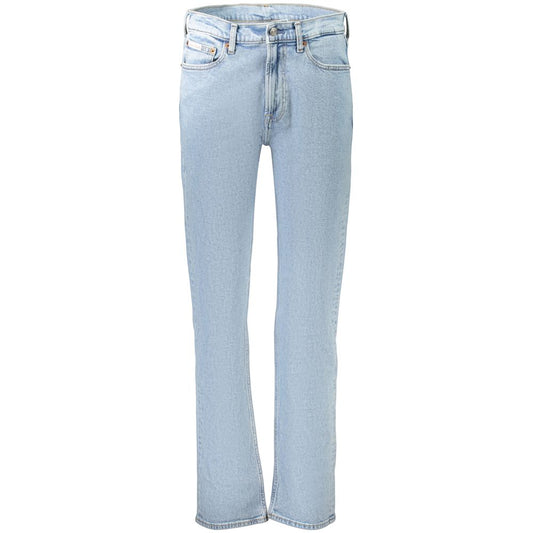 Jeans da uomo in cotone Azzurro Calvin Klein