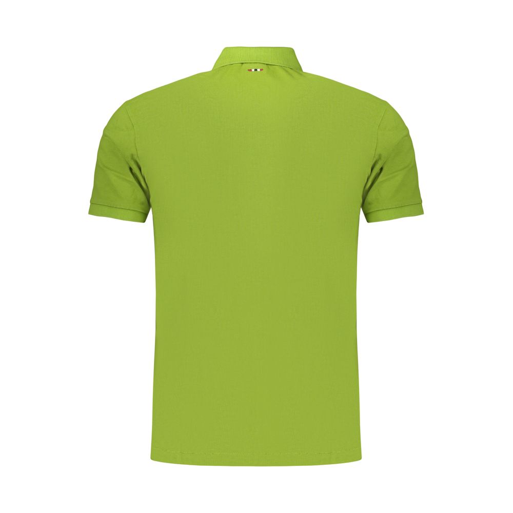 Polo da uomo Napapijri in cotone verde