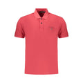 Polo da uomo Napapijri in cotone rosso