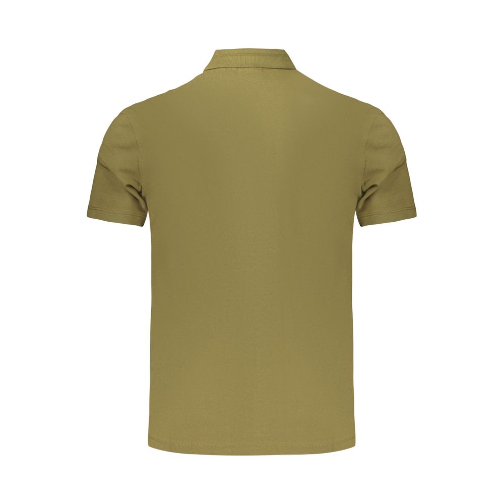 Polo da uomo Napapijri in cotone verde