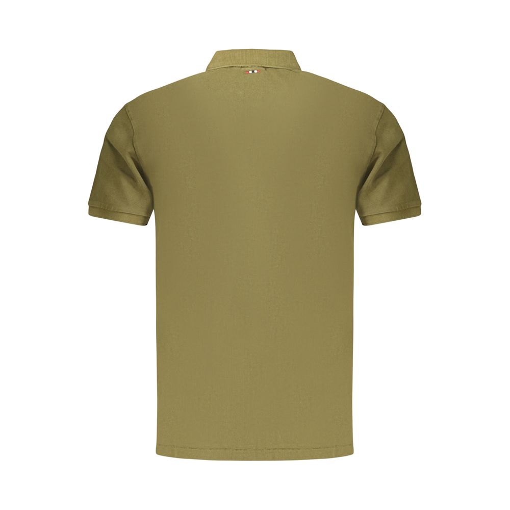 Polo da uomo Napapijri in cotone verde
