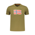 T-Shirt da uomo Napapijri in cotone verde