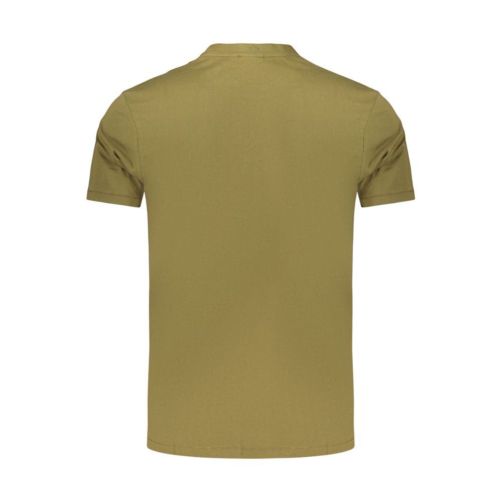 T-Shirt da uomo Napapijri in cotone verde