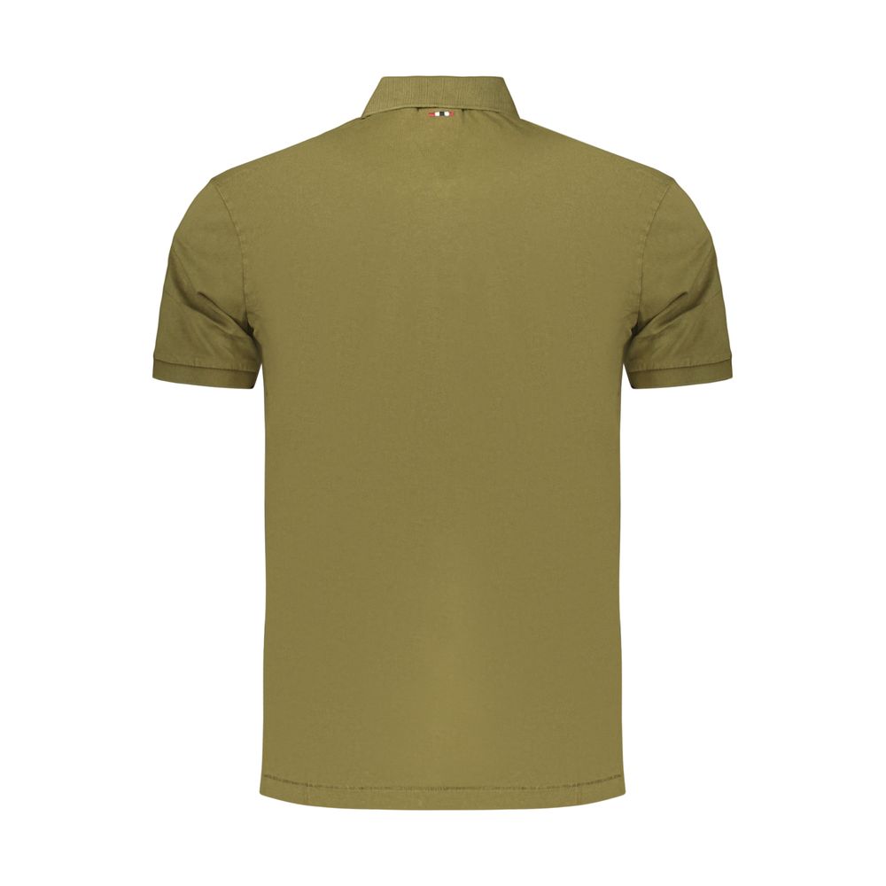 Polo da uomo Napapijri in cotone verde