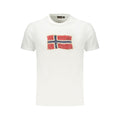 T-Shirt Uomo Napapijri in Cotone Bianca