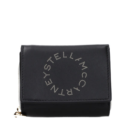Portafoglio Stella McCartney in pelle nera