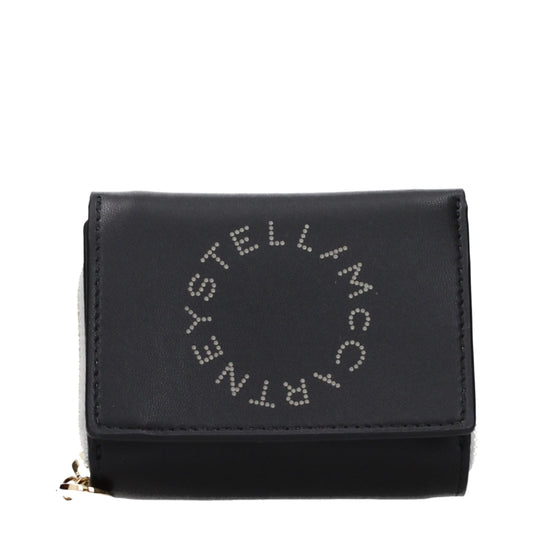 Portafoglio Stella McCartney in pelle nera