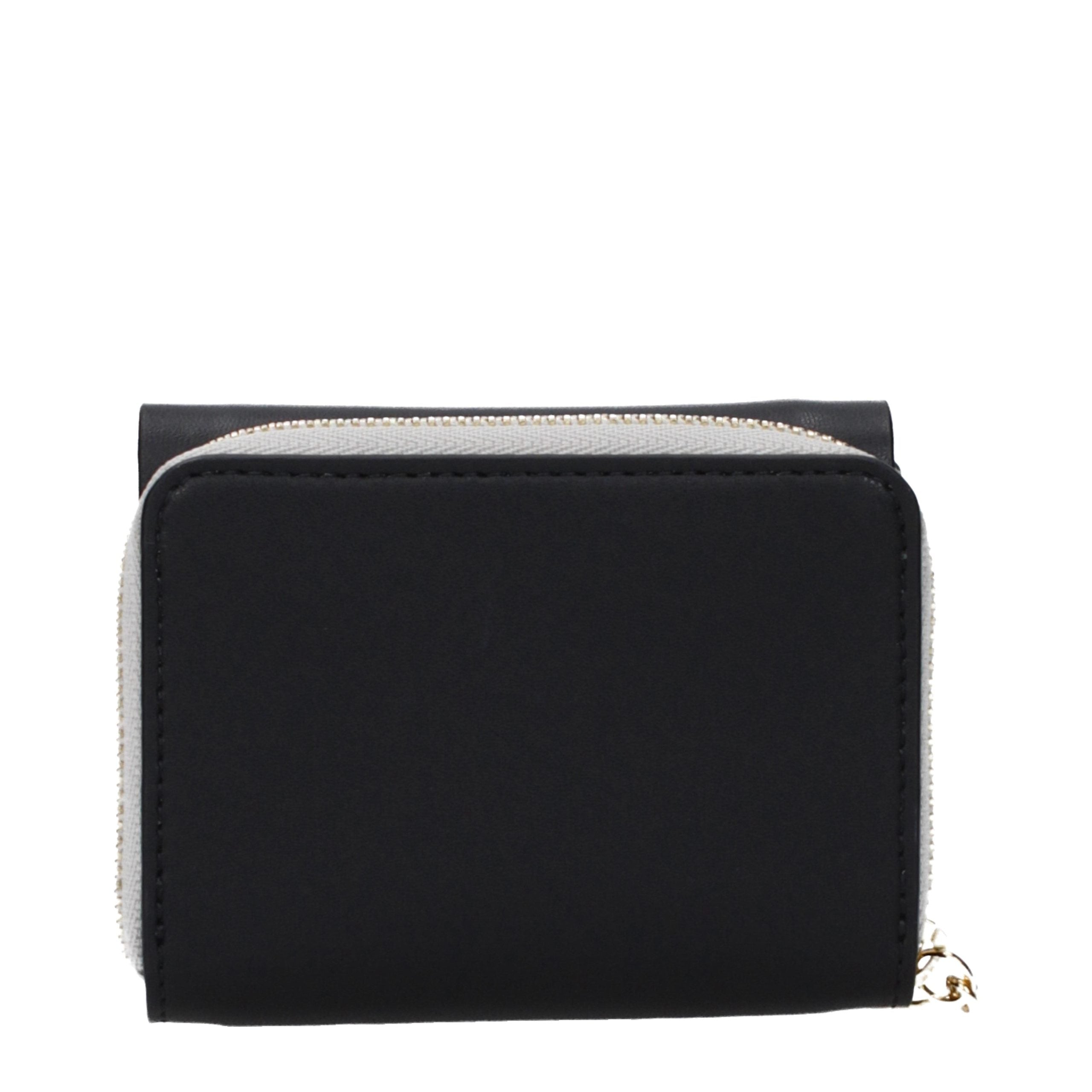 Portefeuille Stella McCartney en cuir noir