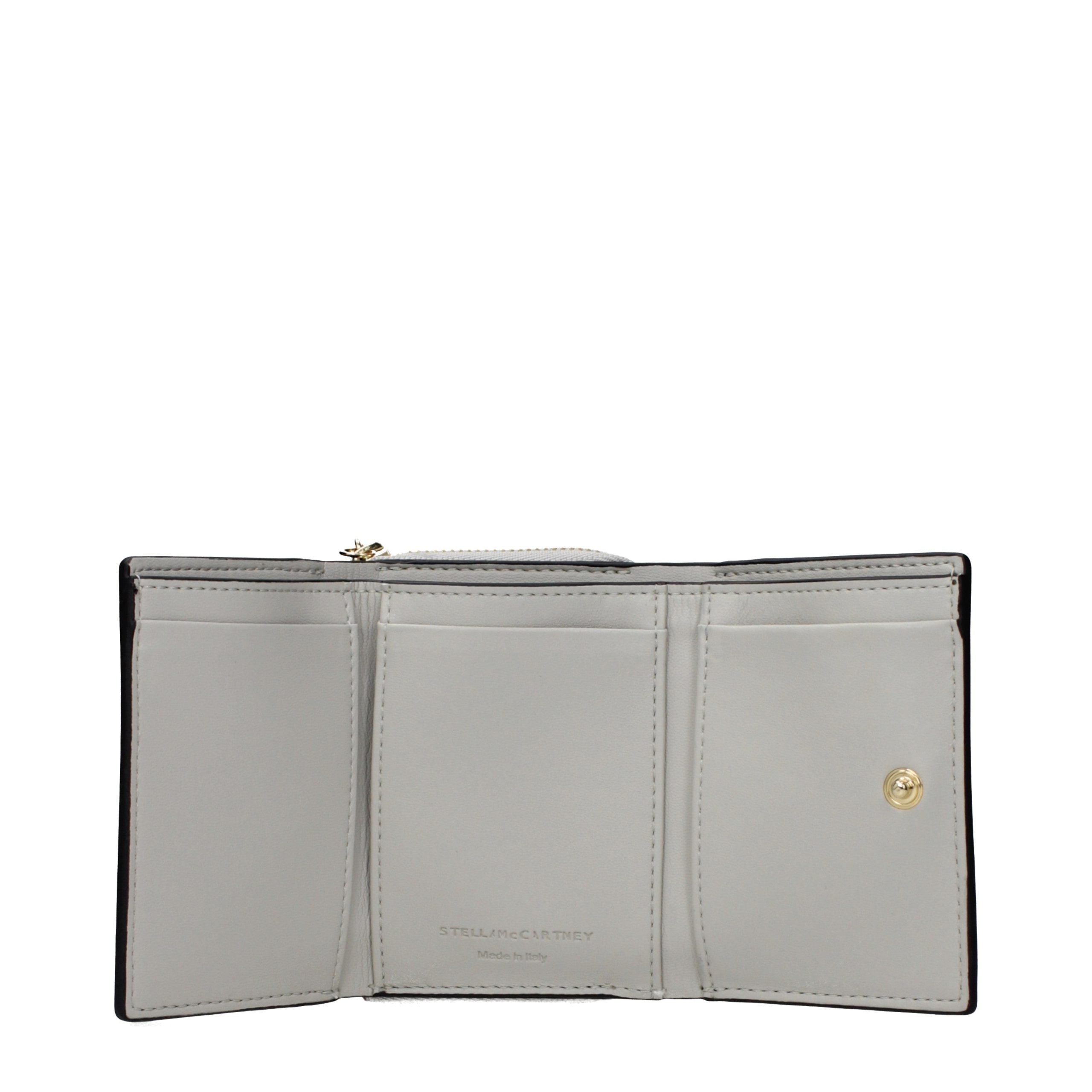 Portefeuille Stella McCartney en cuir noir