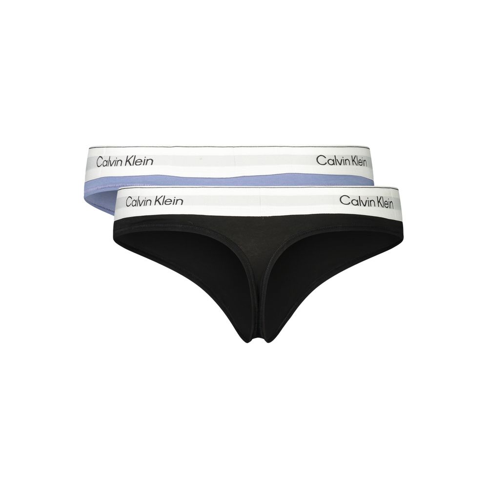 Perizoma da donna in modal azzurro Calvin Klein