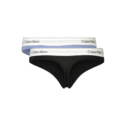 Perizoma da donna in modal azzurro Calvin Klein