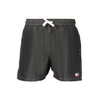 Costume da bagno da uomo in poliestere nero Tommy Hilfiger