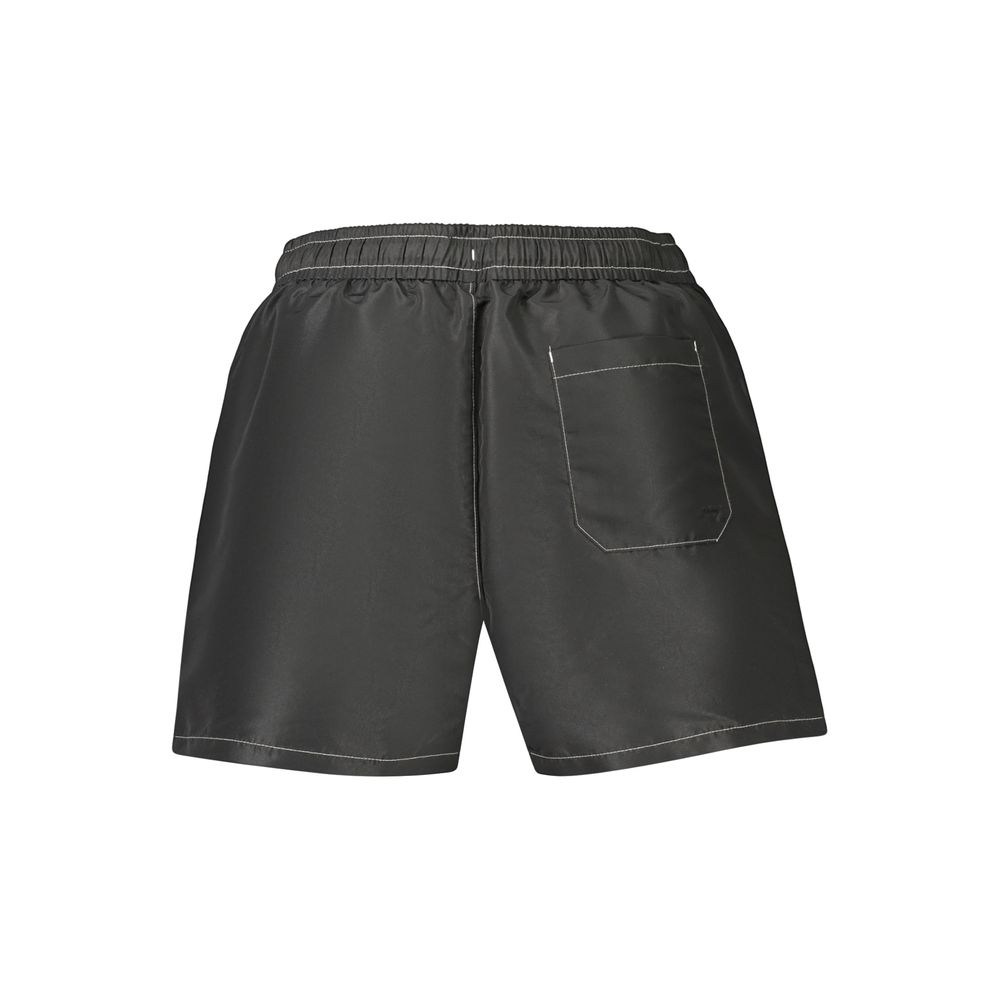 Costume da bagno da uomo in poliestere nero Tommy Hilfiger