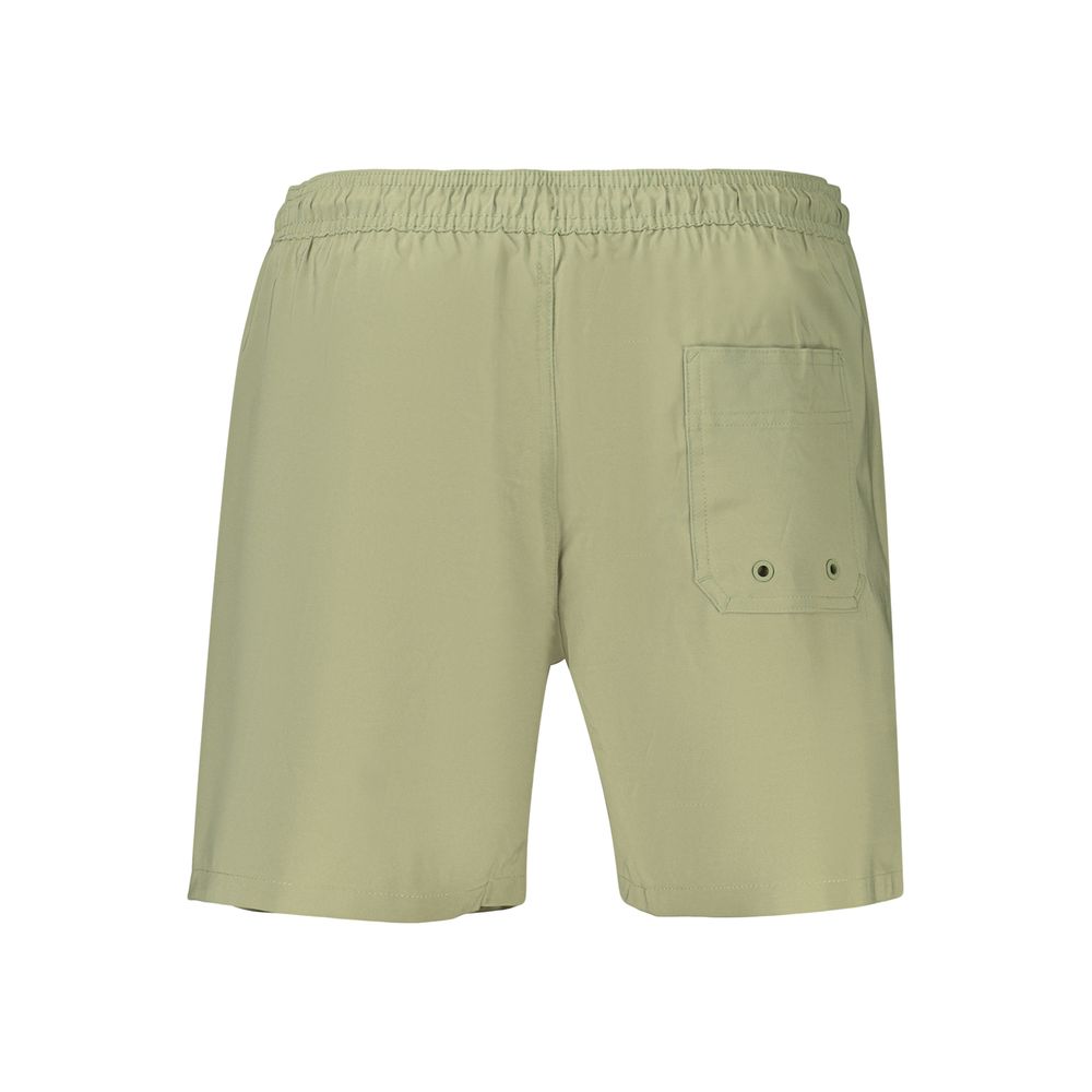 Costume da bagno corto da uomo Calvin Klein in poliestere verde