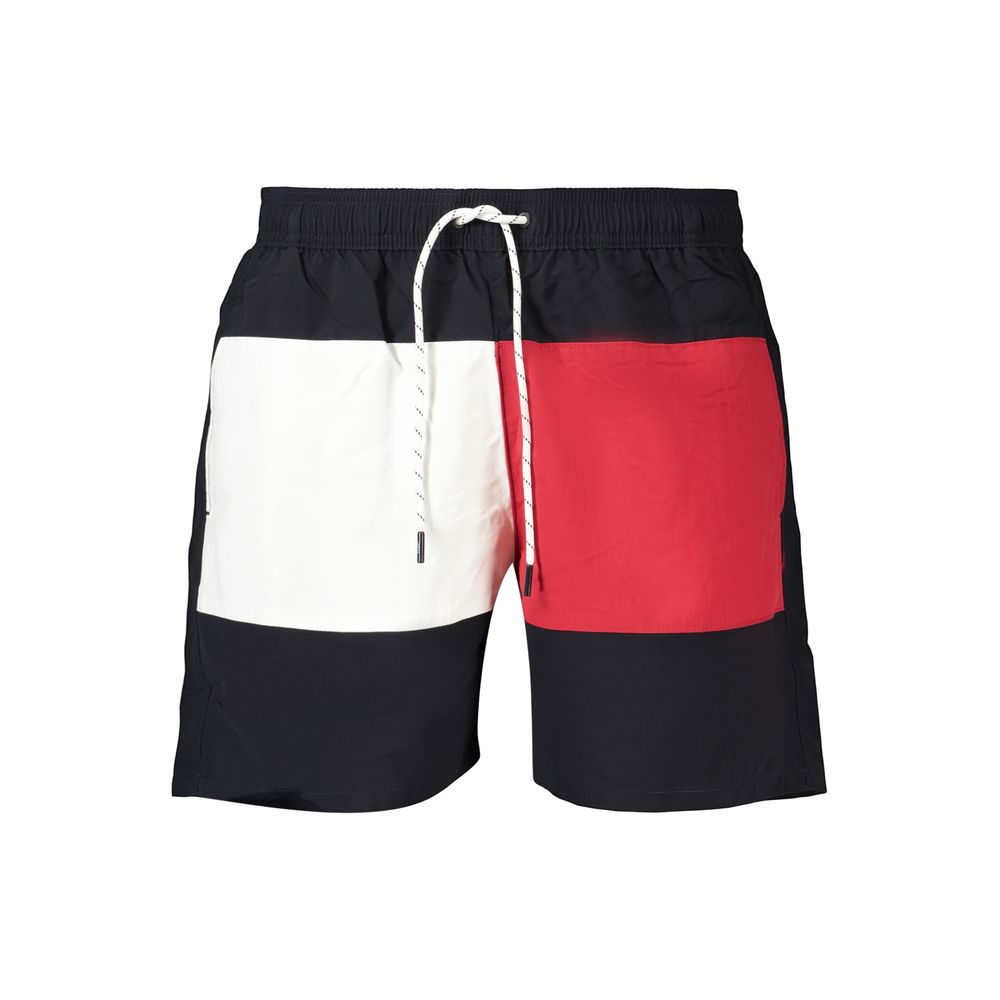Costume da bagno da uomo Tommy Hilfiger in poliestere blu
