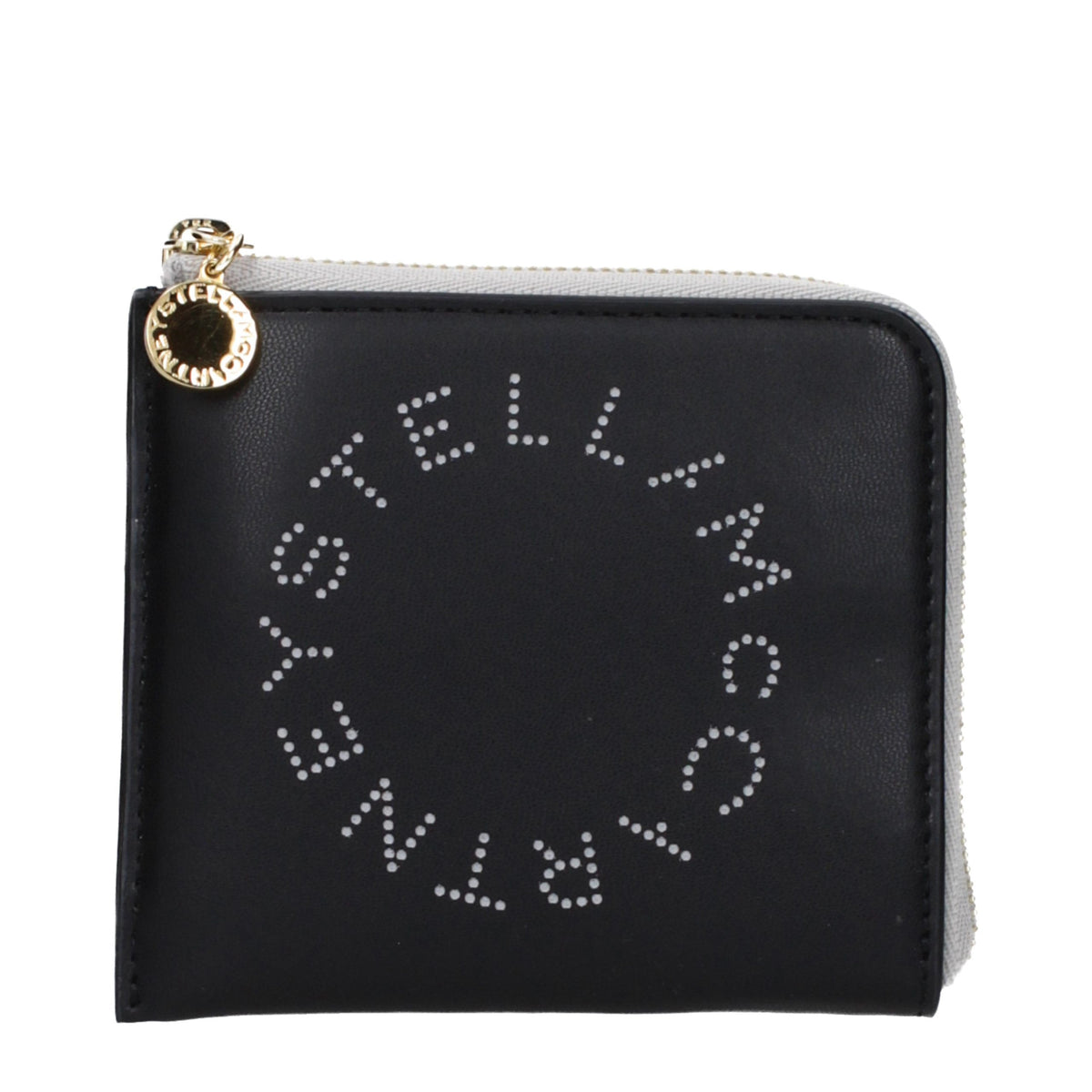 Portafoglio Stella McCartney in pelle nera